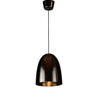 Dolce Beaten Ceiling Pendant Charcoal