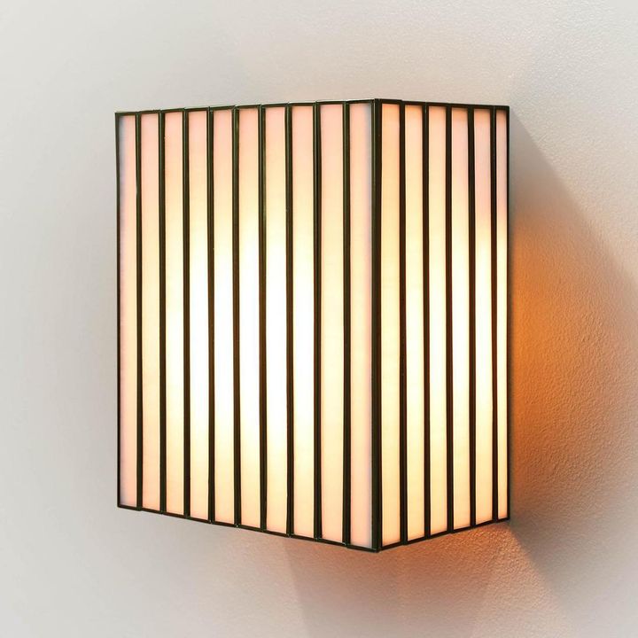Bel Air Square Wall Light Brass