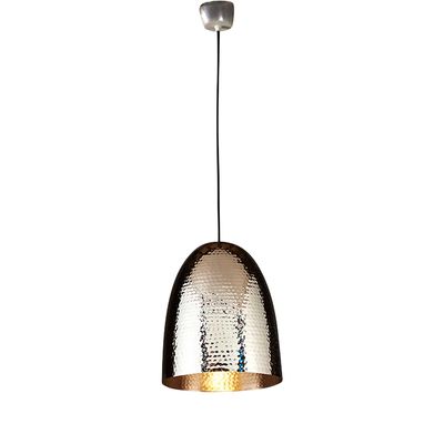 Dolce Beaten Ceiling Pendant Silver