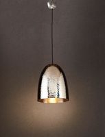 Dolce Beaten Ceiling Pendant Silver