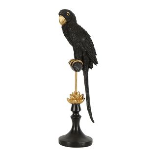 Alexa Parrot Sculpture Black