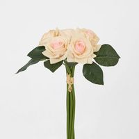 Romance Real Touch Rose Bouquet Light Pink