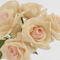 Romance Real Touch Rose Bouquet Light Pink