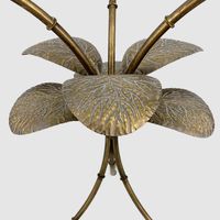 Amari Gold Leaf Side Table