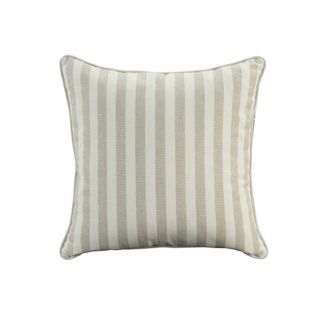 55Cm Throw Cushion Natural Wide Stripe