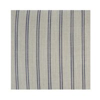 55Cm Throw Cushion White/Blue Pin Stripe