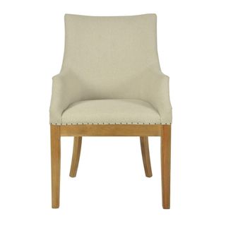 Oakwood Linen Armchair Natural