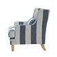 Bondi Hamptons Armchair Denim/Cream Stripe