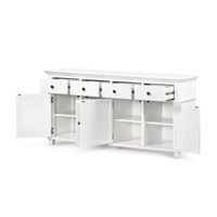 Sorrento 4 Door Hamptons 188cm Buffet White