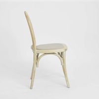 Alwyn Rattan Elm Wood Dining Chair Grey Dust