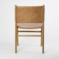 Marvin Dining Chair Toffee Leather at the BACK