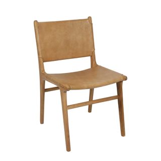 Marvin Dining Chair Toffee Leather at the BACK