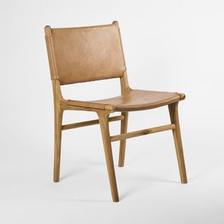 Marvin Dining Chair Toffee Leather at the BACK