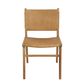 Marvin Dining Chair Toffee Leather at the BACK