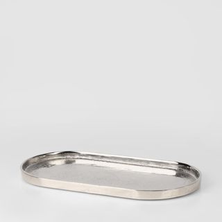 Flanders Oval Tray Silver Small