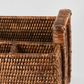 Paume Rattan Cutlery Caddy Antique Brown