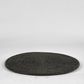 Paume Rattan Round Placemat Black