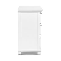 West Beach Chest of 3 Drawers White