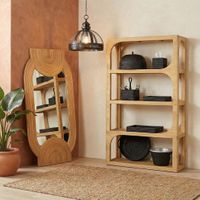 Paume Rattan Square Napkin Box Black