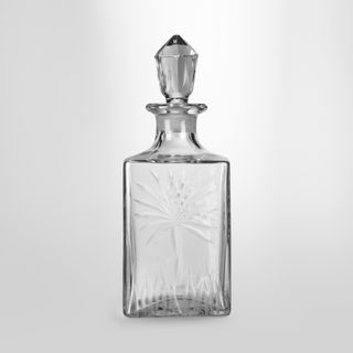 Palm Glass Decanter Small