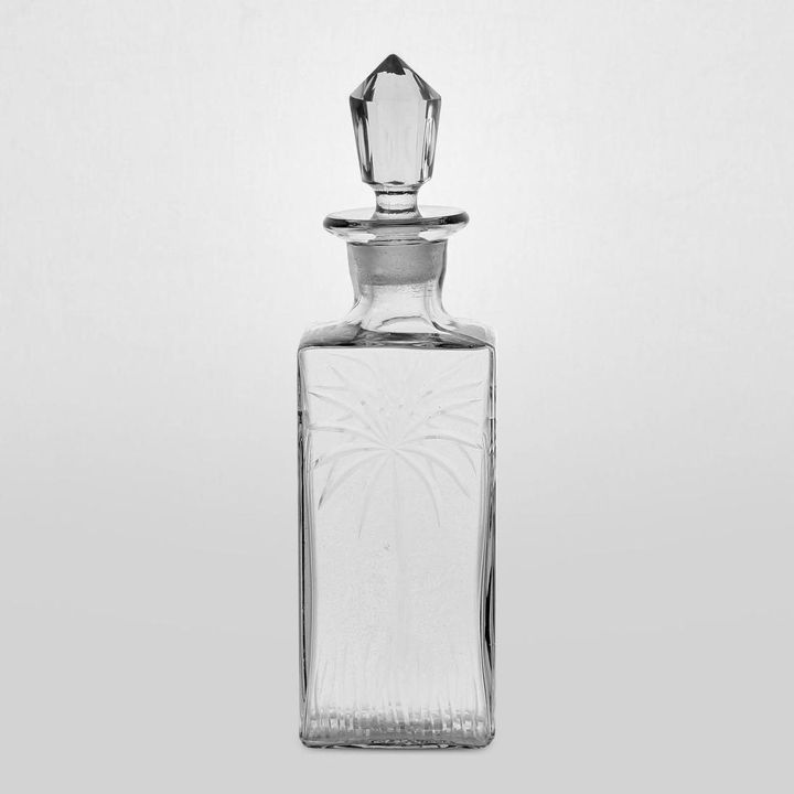 Palm Glass Decanter Large