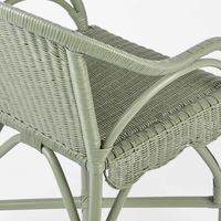 Belle Rattan Armchair Green - Alfresco