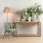 Belle Rattan Armchair Green