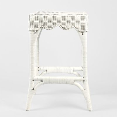 Belle Counter Stool White - Outdoor Undercover