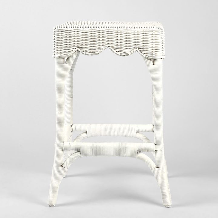 Belle Counter Stool White - Alfresco