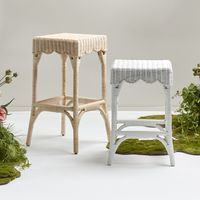 Belle Counter Stool White - Alfresco