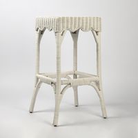 Belle Bar Stool White - Alfresco