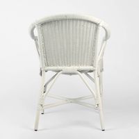 Belle Rattan Armchair White - Outdoor Under-Cover