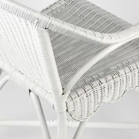 Belle Rattan Armchair White - Outdoor Under-Cover