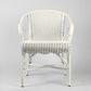 Belle Rattan Armchair White