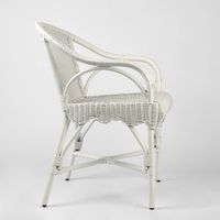 Belle Rattan Armchair White - Outdoor Under-Cover