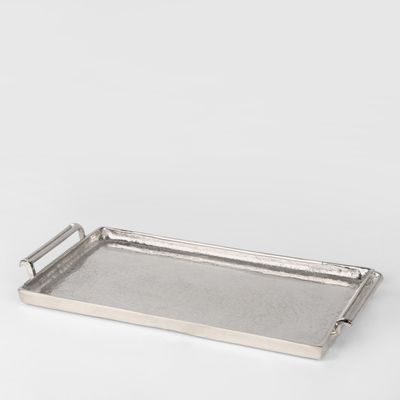 Noyack Rectangle Tray Silver Large