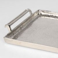 Noyack Rectangle Tray Silver Large