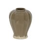Montreal Fluted Jar Large Taupe