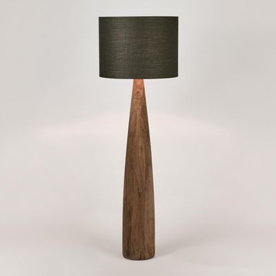 Samson Wood Floor Lamp Base Saddle