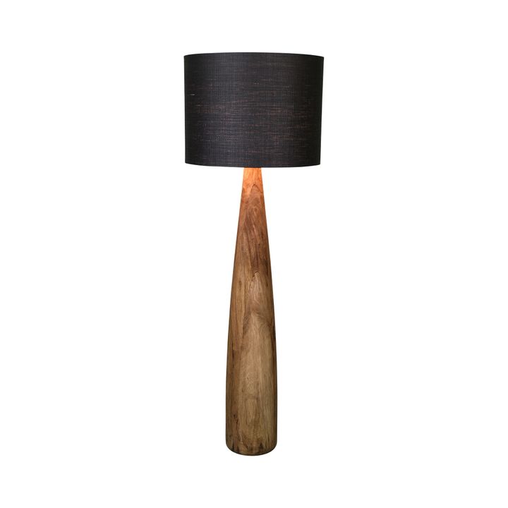 Samson Wood Floor Lamp Base Saddle