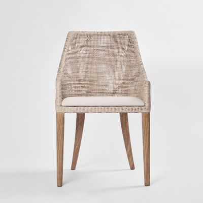 Charlotte Rattan Dining Chair Natural