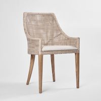 Charlotte Rattan Dining Chair Natural