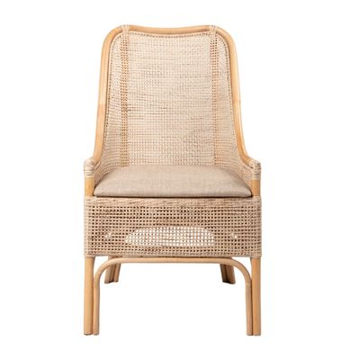 Victoria Hamptons Dining Chair Natural