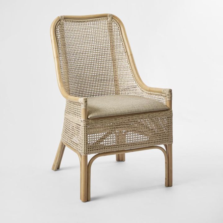 Victoria Hamptons Dining Chair Natural