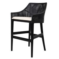 Charlotte Rattan Counter Stool