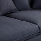 Malaga Coastal 3 Seater Sofa With Removable Cover Storm