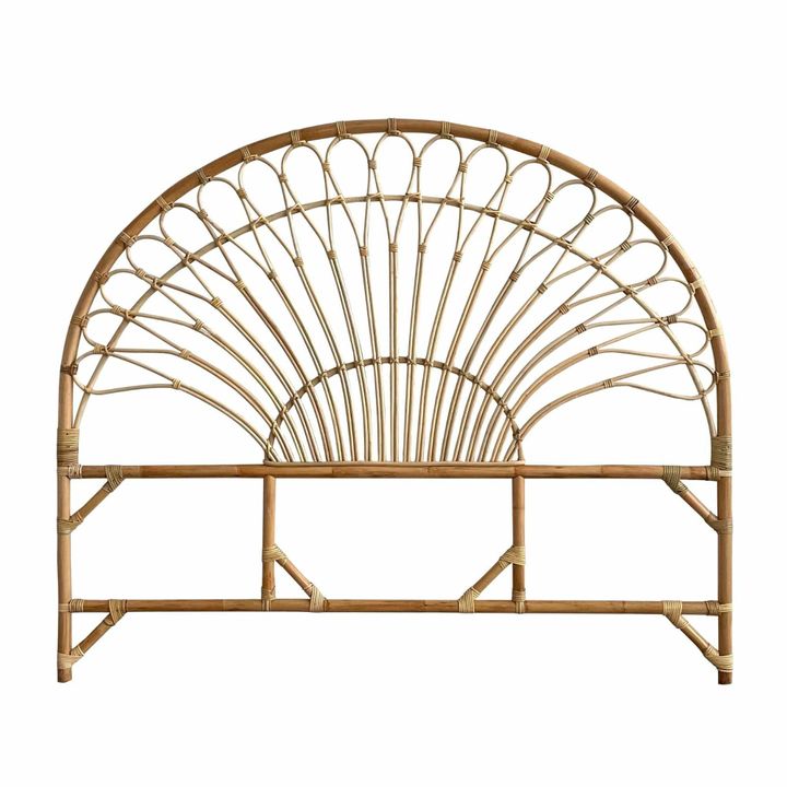 Montego Natural Rattan Queen Bedhead