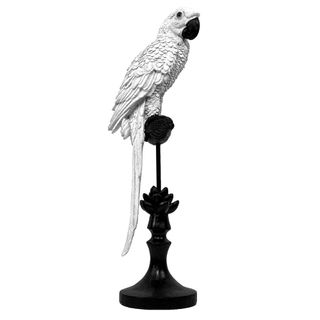 Alexa Parrot Sculpture White