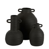 Onyx  Vase Medium Black