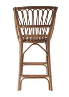 Cayman Rattan Hamptons Barstool Natural W/Beige Cushions & Footrest